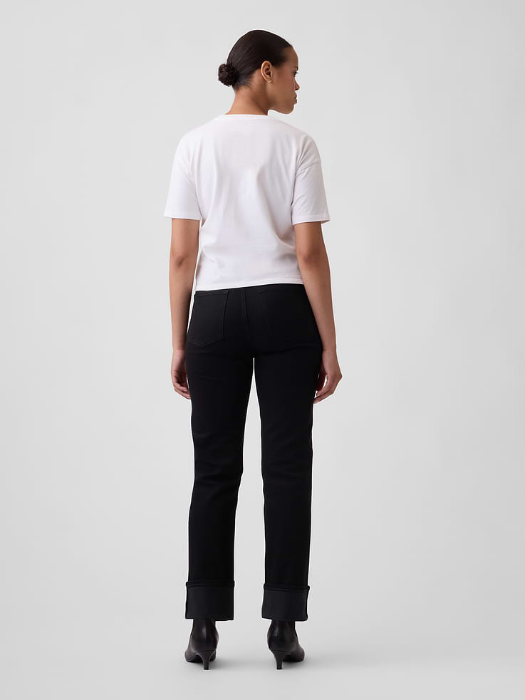Image number 4 showing, Curvy High Rise '90s Slim Straight Jeans