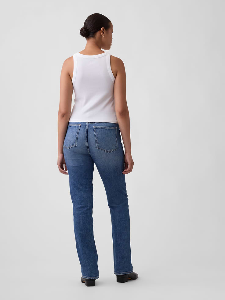 Image number 4 showing, Curvy High Rise '90s Slim Straight Jeans