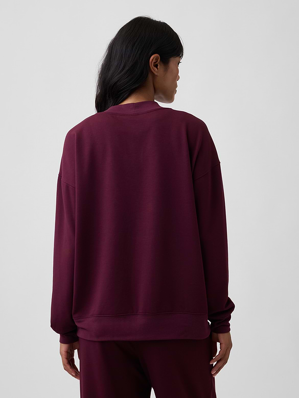 CloudLight Oversized V-Neck Sweatshirt
