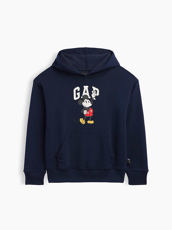GapKids × Disney Mickey Mouse Relaxed Logo Hoodie