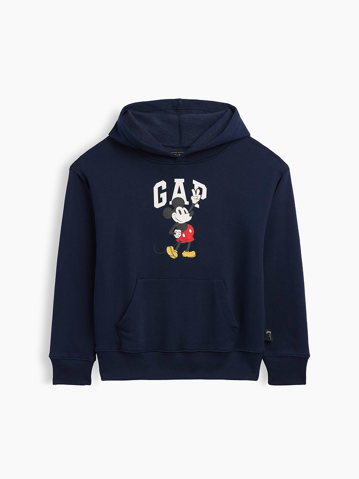 Image number 1 showing, GapKids × Disney Mickey Mouse Relaxed Logo Hoodie
