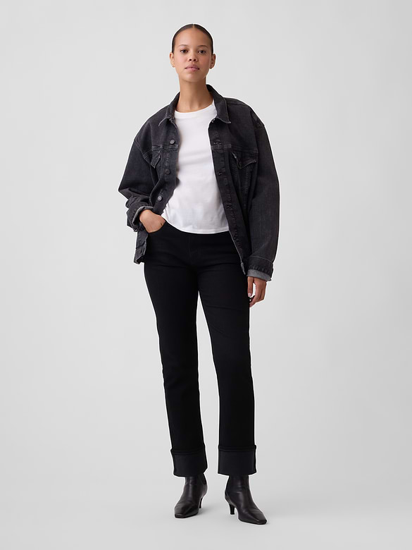 Curvy High Rise '90s Slim Straight Jeans