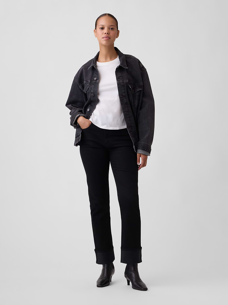 Image number 1 showing, Curvy High Rise '90s Slim Straight Jeans