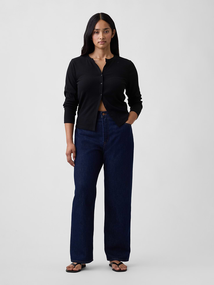 Image number 5 showing, Low Slung Relaxed Straight Jeans