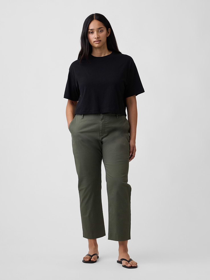 Image number 5 showing, Mid Rise Downtown Khakis
