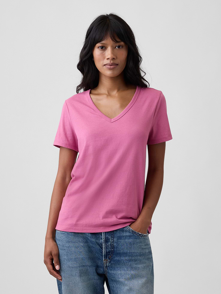 Image number 1 showing, Favorite V-Neck T-Shirt