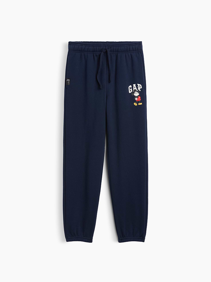 Image number 1 showing, GapKids × Disney Mickey Mouse Relaxed Logo Joggers
