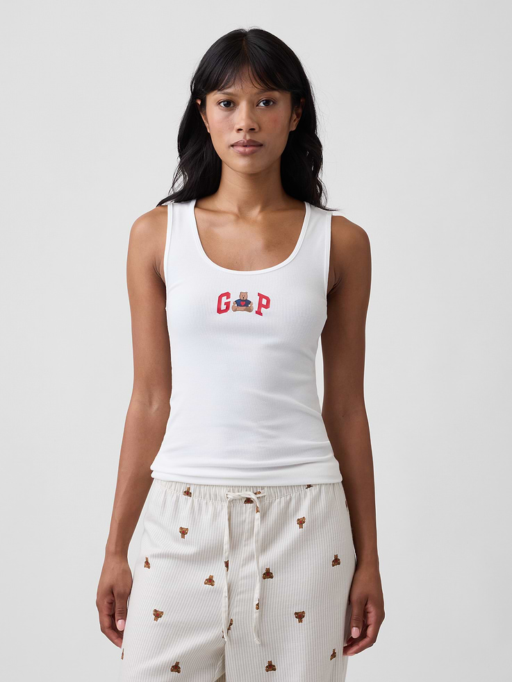 Image number 1 showing, Gap Logo Ribbed Tank Top