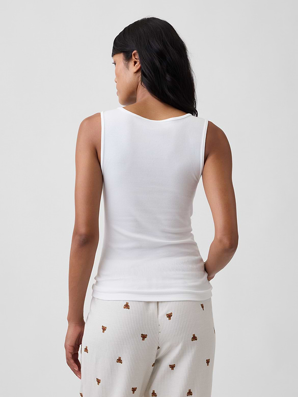 Gap Logo Ribbed Tank Top