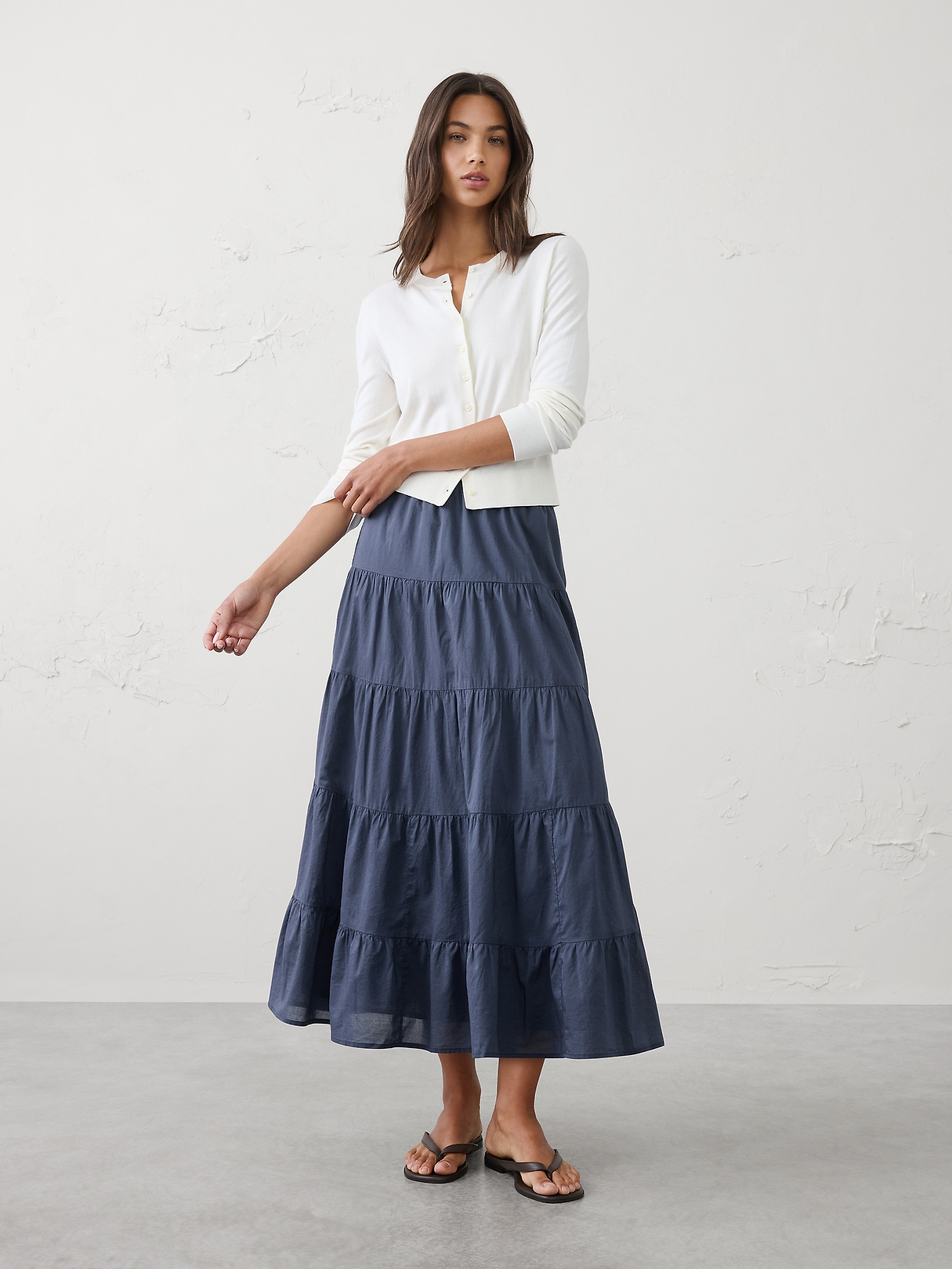 Tiered Maxi Skirt | Banana Republic Factory