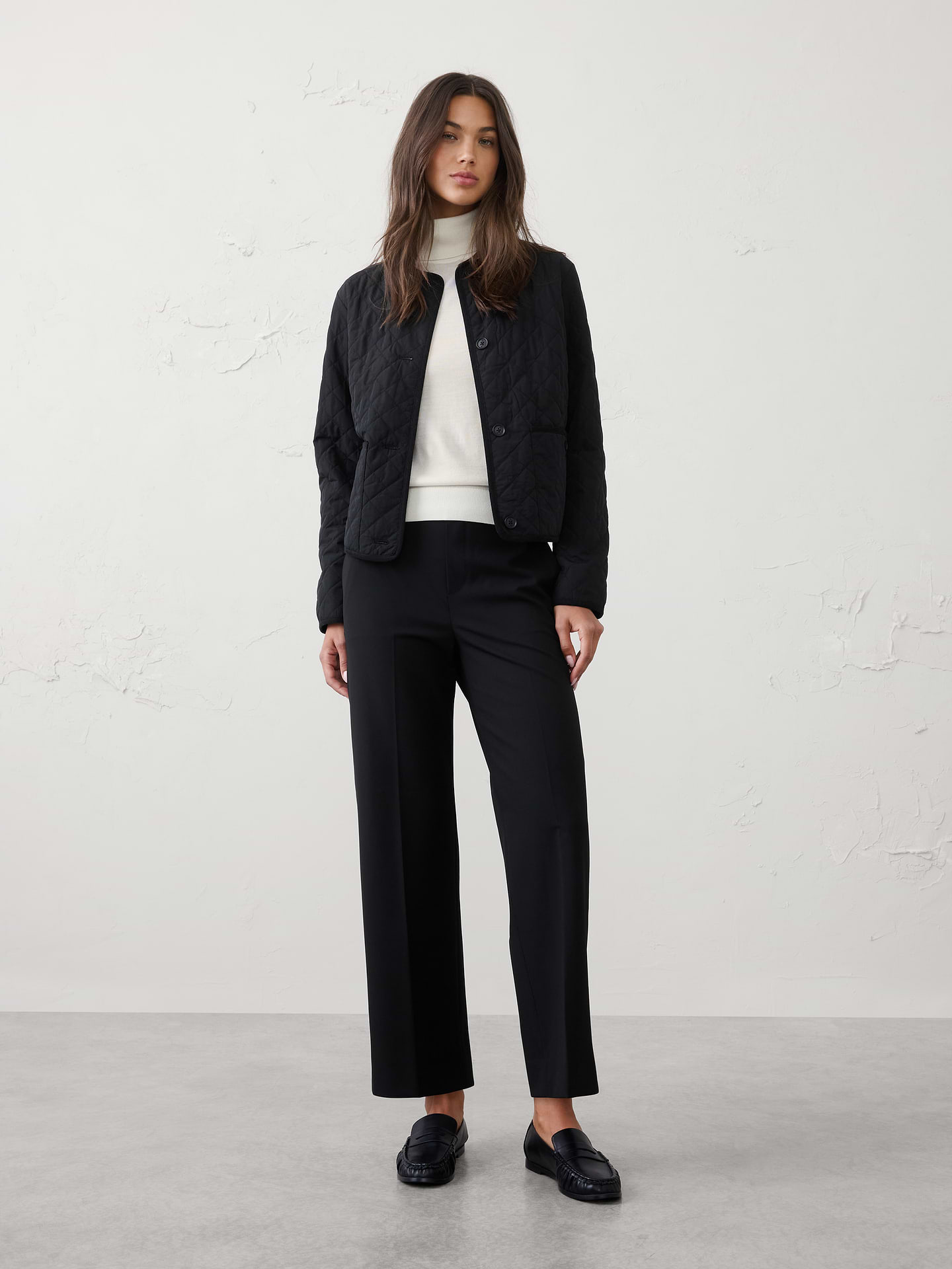 Image number 1 showing, Hayden Sculpted Stretch Straight High-Rise Pant