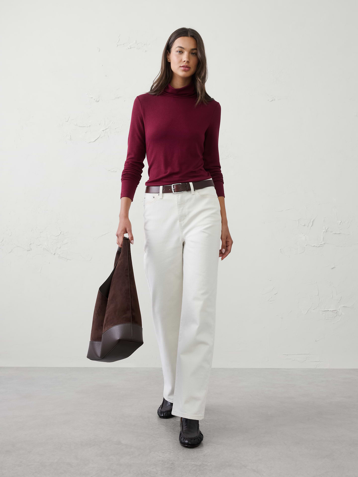 Image number 1 showing, Soft Luxe Turtle-Neck Top