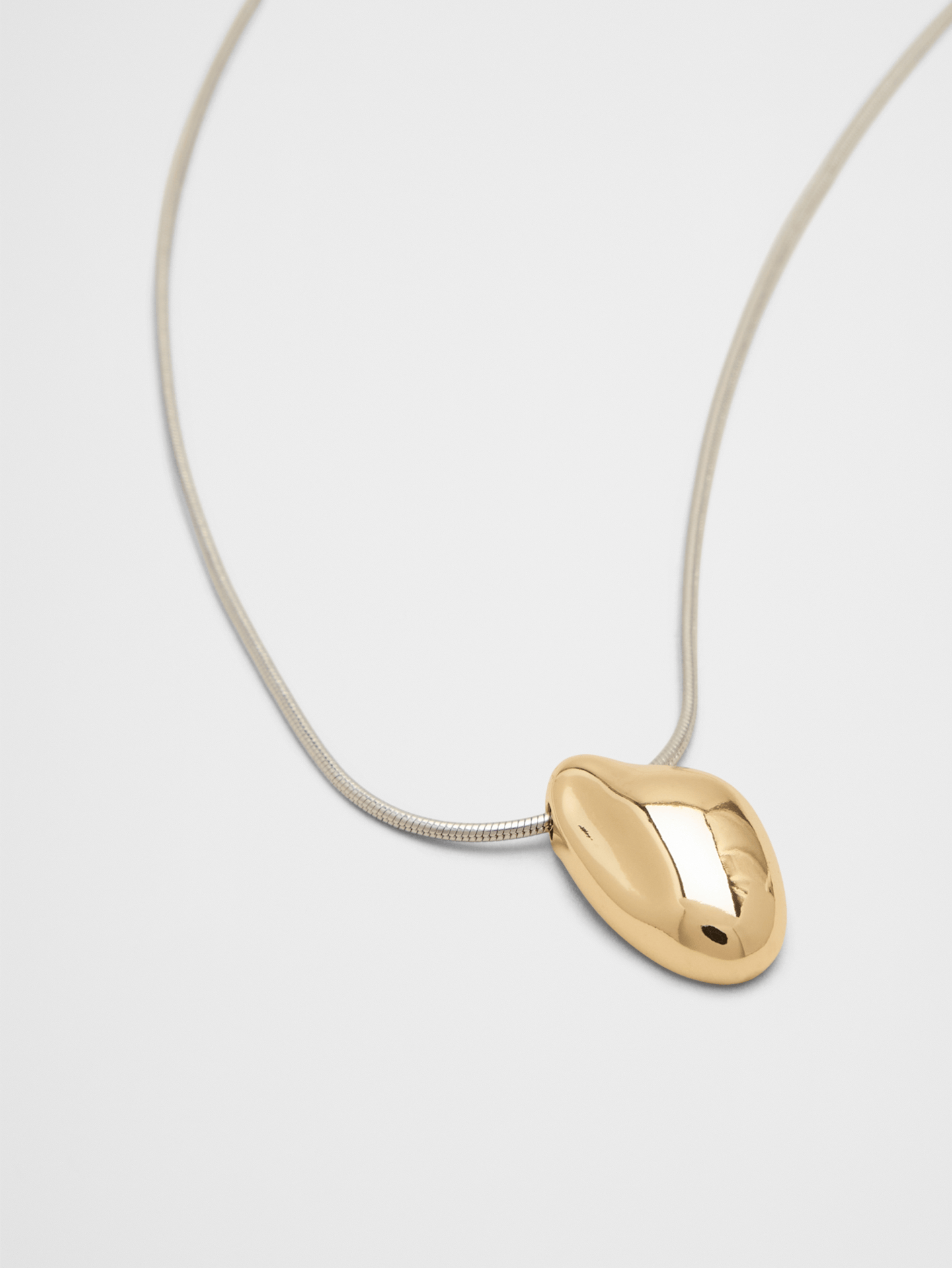 Image number 2 showing, Mixed Metal Sculptural Pendant