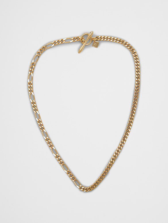 Mixed Chain-Pull Through Necklace