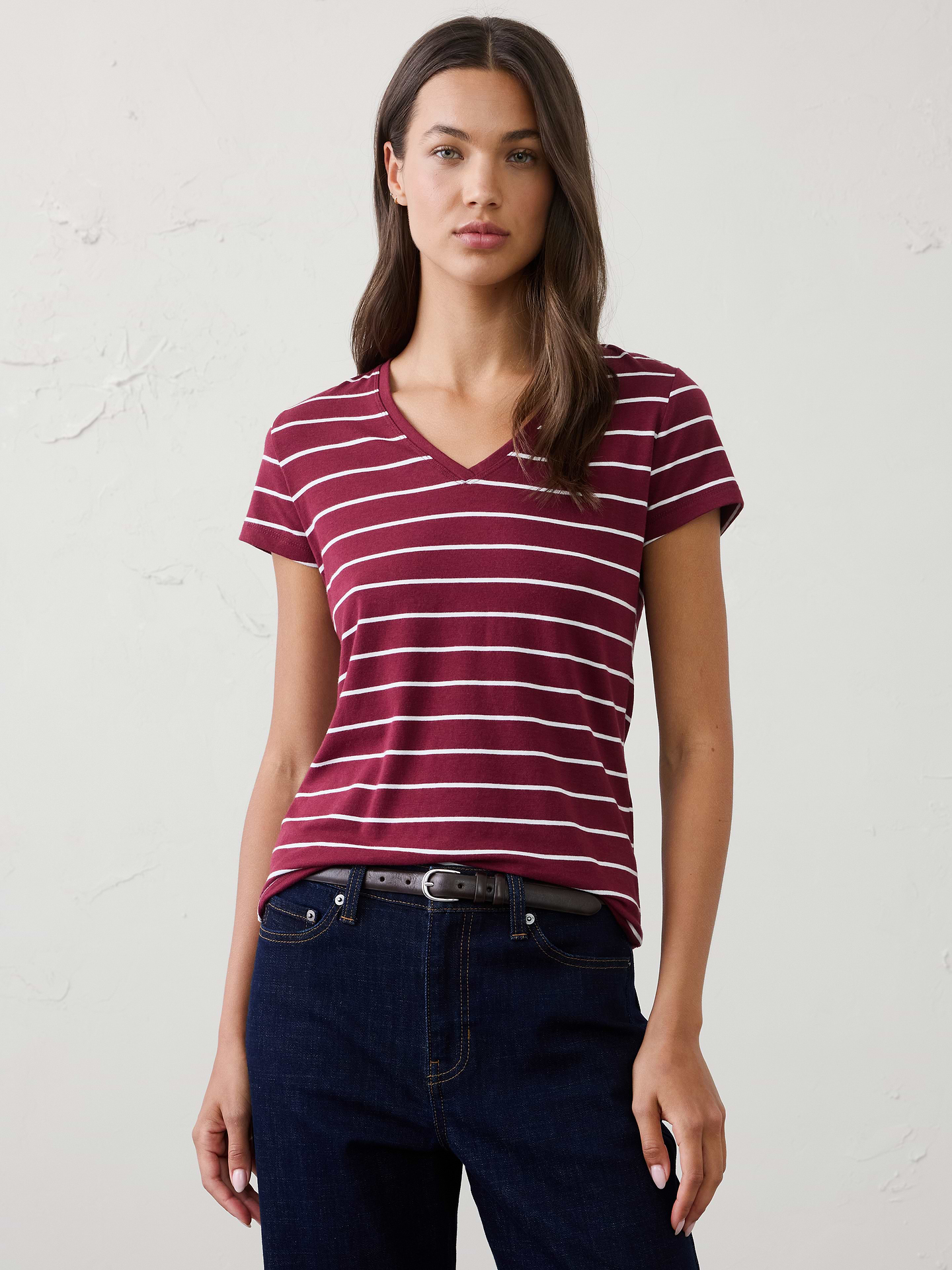 Image number 1 showing, Timeless V-Neck T-Shirt
