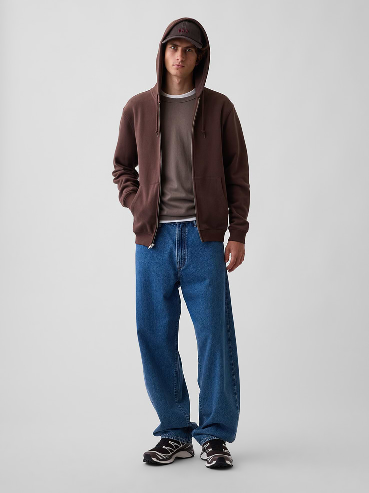 Image number 2 showing, Adult VintageSoft Relaxed Zip Hoodie
