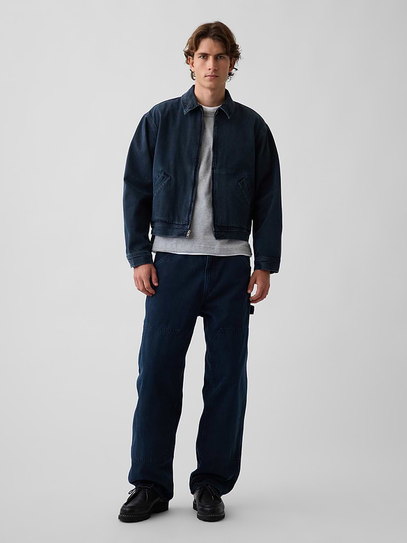 Denim Boxy Workwear Jacket
