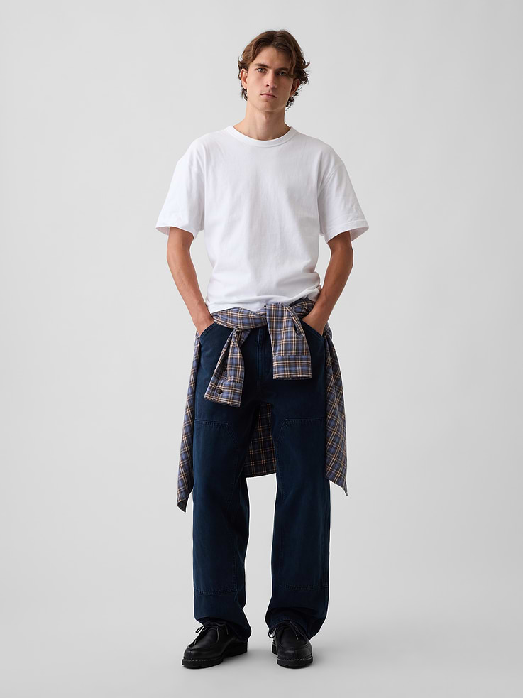 Image number 1 showing, Baggy Double-Knee Carpenter Jeans