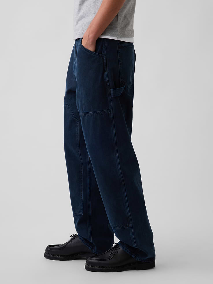 Image number 3 showing, Baggy Double-Knee Carpenter Jeans