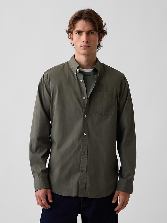 Organic Cotton Poplin Classic Shirt
