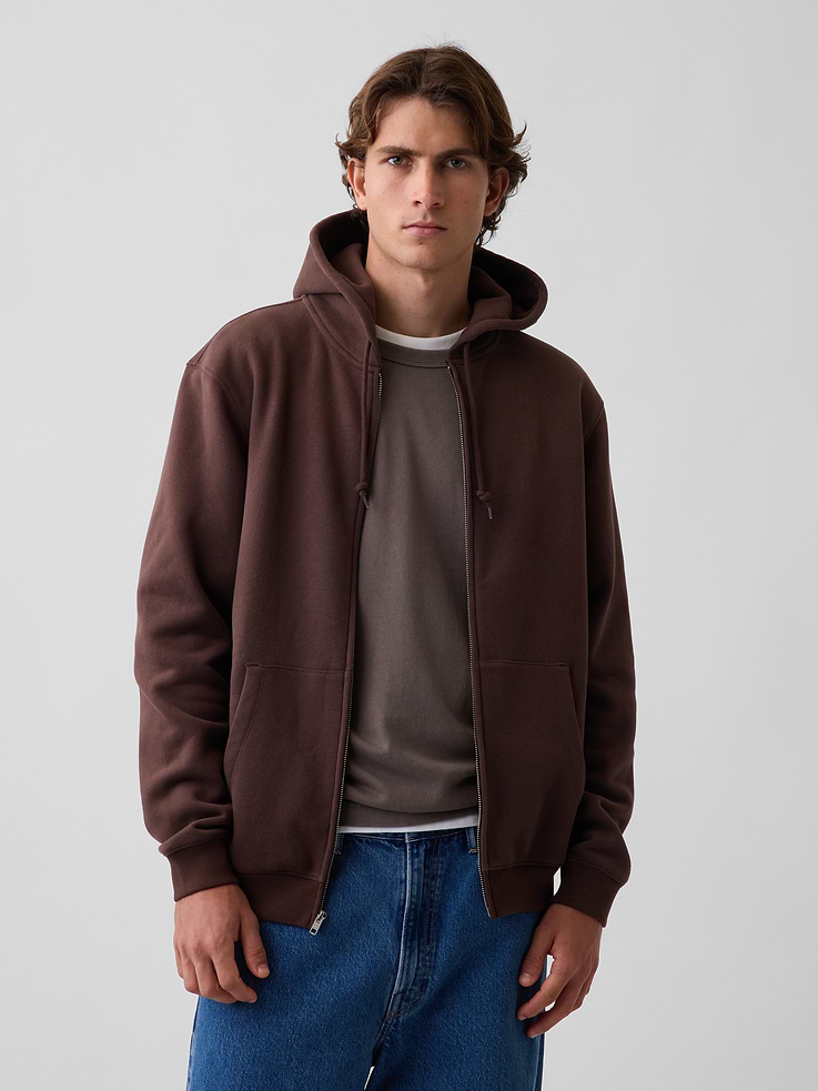 Image number 1 showing, Adult VintageSoft Relaxed Zip Hoodie