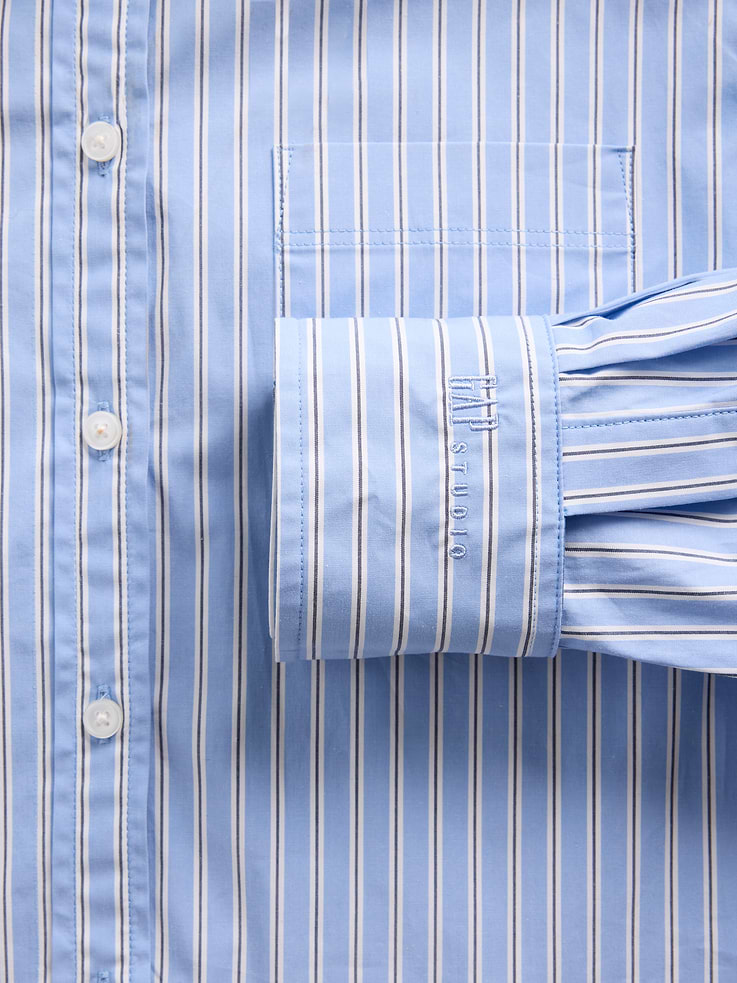 Image number 5 showing, GapStudio Poplin Crop Shirt