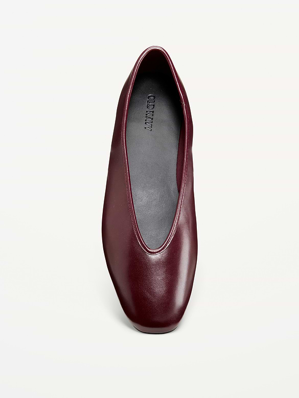 V-Cut Ballet Flats