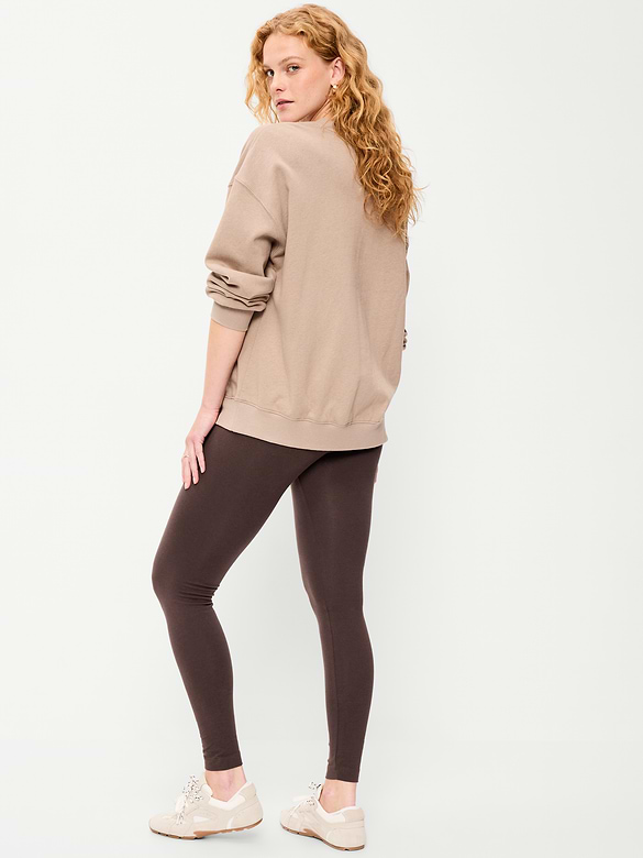 High-Waisted Jersey Fashion Layering Leggings