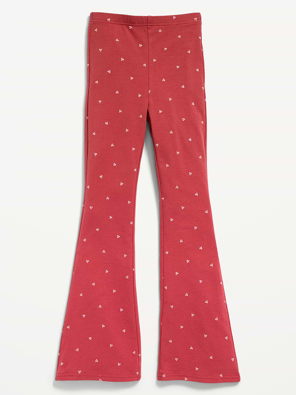 High-Waisted Flared Leggings for Girls
