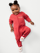 Image number 1 showing, 2-Way-Zip Sleep & Play Footed One-Piece for Baby