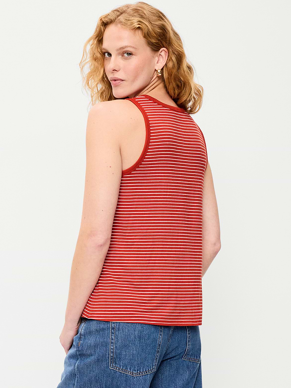 Luxe High-Neck Tank Top