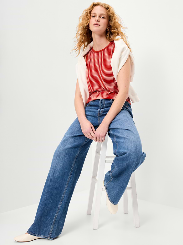 Luxe High-Neck Tank Top