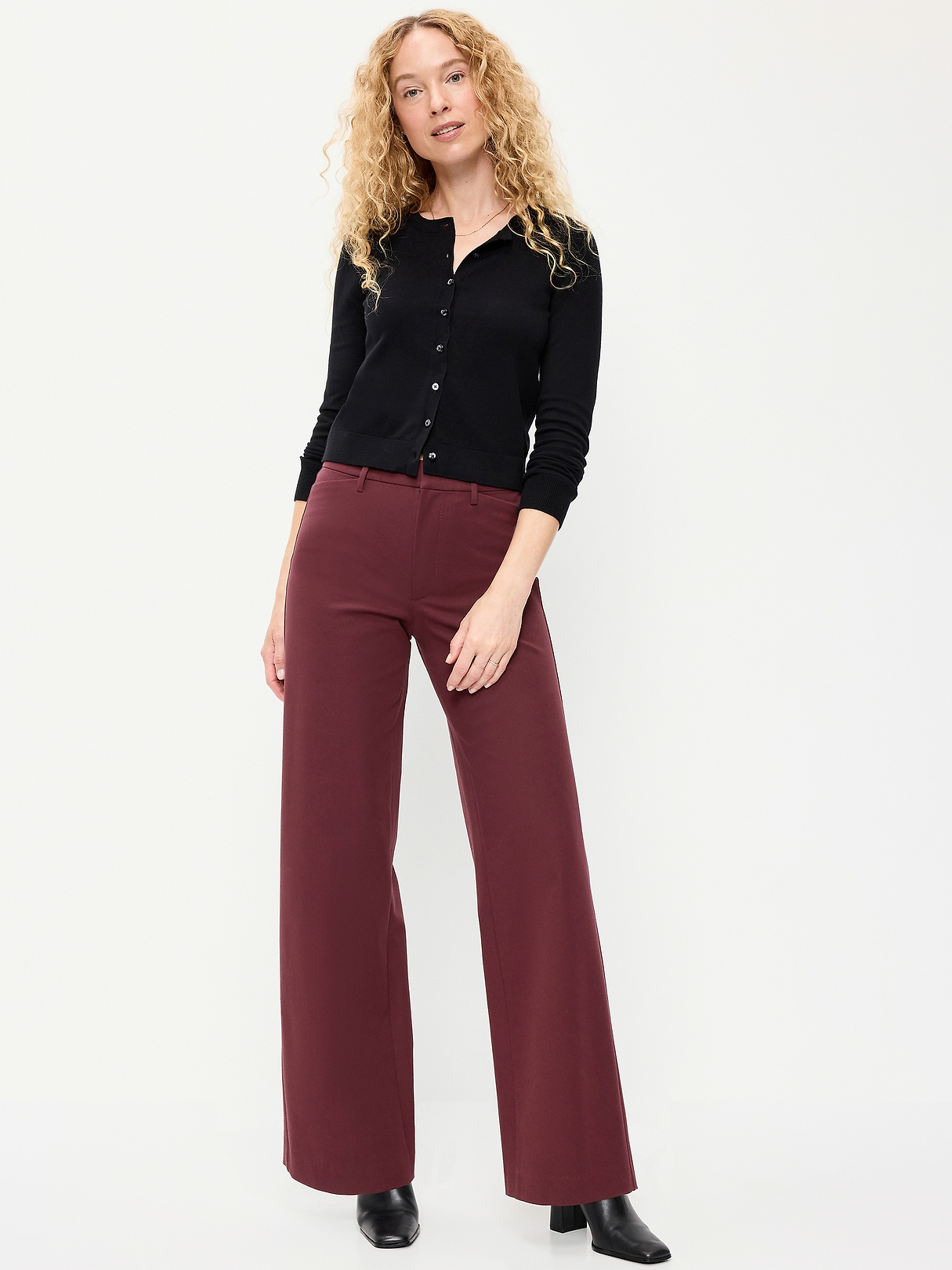 High-Waisted Pixie Super Wide-Leg Pants | Old Navy