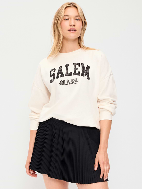 SoComfy Oversized Crew-Neck Sweatshirt