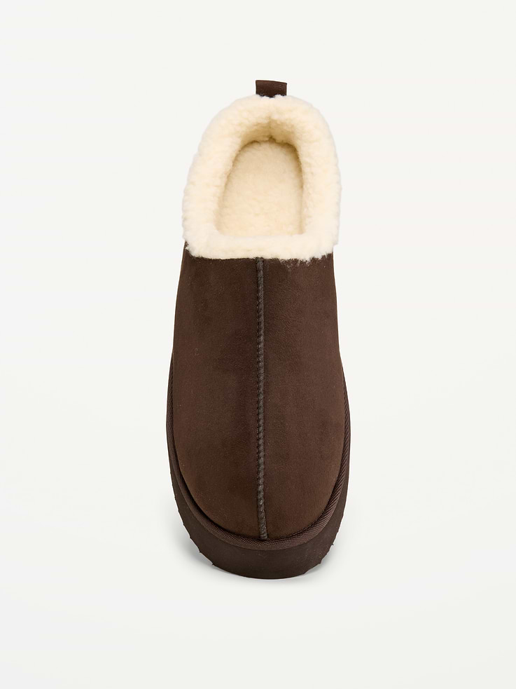 Image number 2 showing, Faux-Suede Platform Mule Clogs for Women