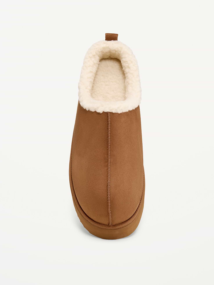 Image number 2 showing, Faux-Suede Platform Mule Clogs for Women