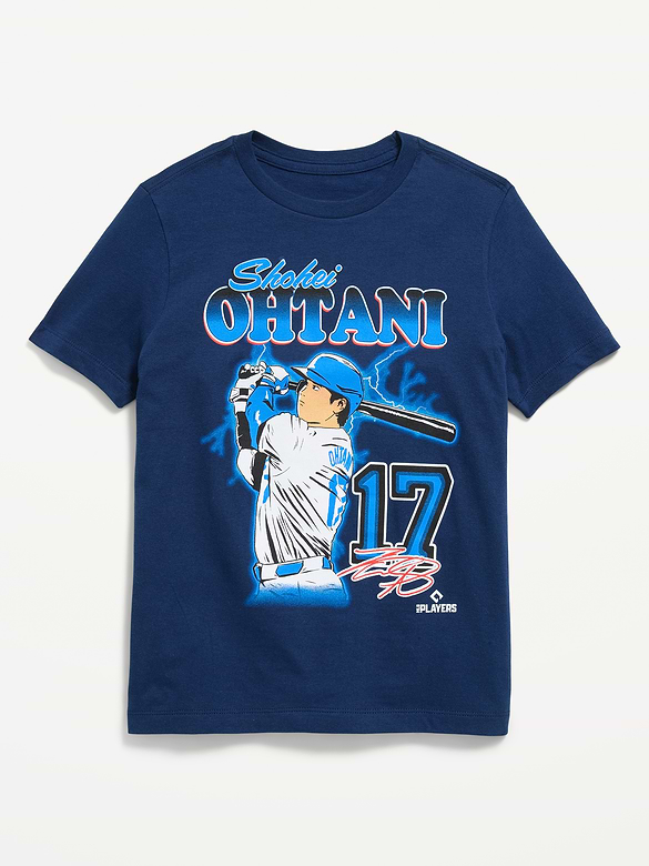 Los Angeles Dodgers Ohtani Gender-Neutral Graphic T-Shirt Kids