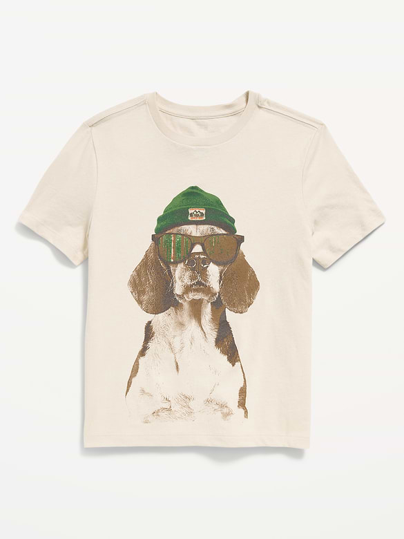 T-shirt à manches courtes à imprimé pour garçon