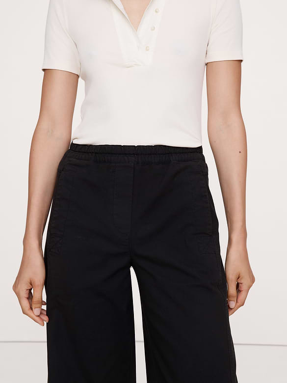 Mid-Rise Relaxed Painter Pull-On Pant