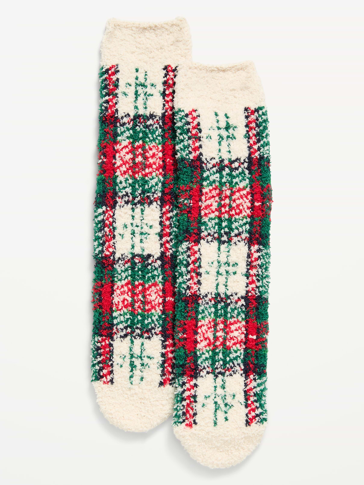 Image 1 of 2, plush cozy knit, seasonal prints vary, Product #905894