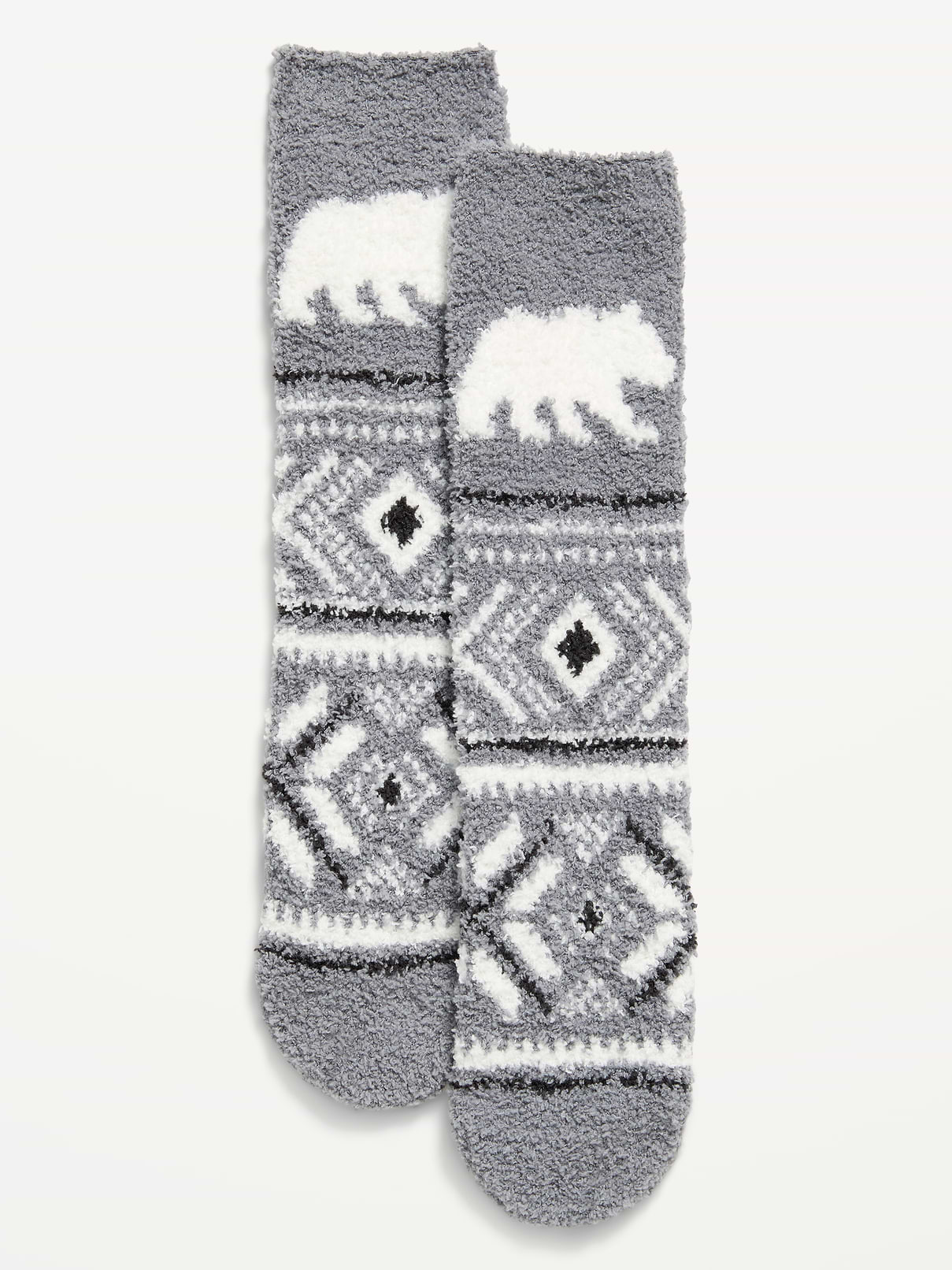 Image 1 of 2, plush cozy knit, seasonal prints vary, Product #905894