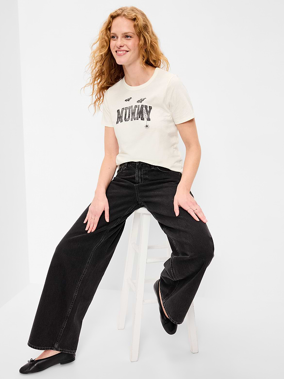 EveryWear Crew-Neck Graphic T-Shirt
