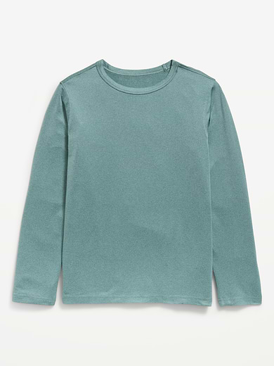 Image number 1 showing, CloudMotion Long-Sleeve Performance T-Shirt for Boys