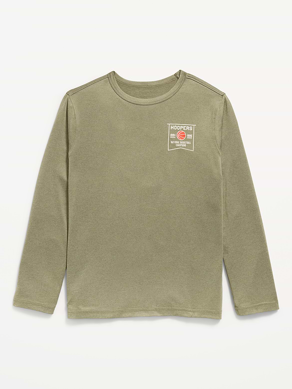 CloudMotion Long-Sleeve Performance T-Shirt for Boys