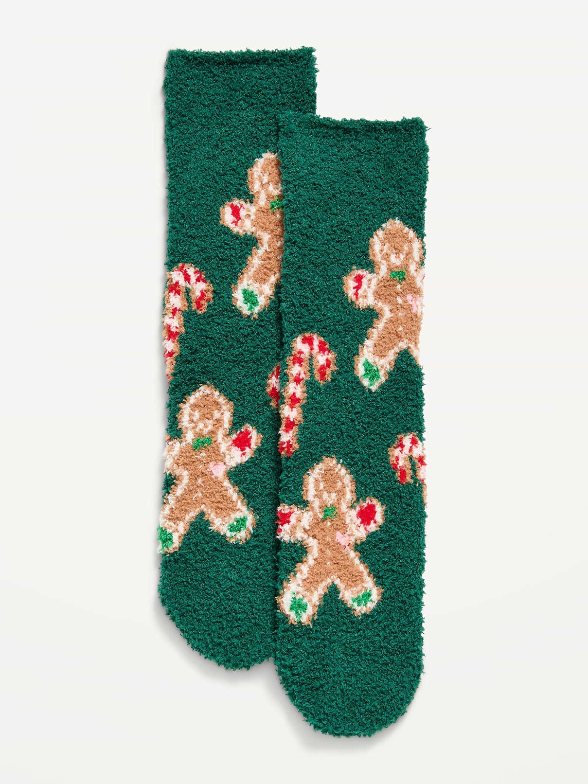 Image 1 of 2, elasticized openings, notched toe seams, Product #907897
