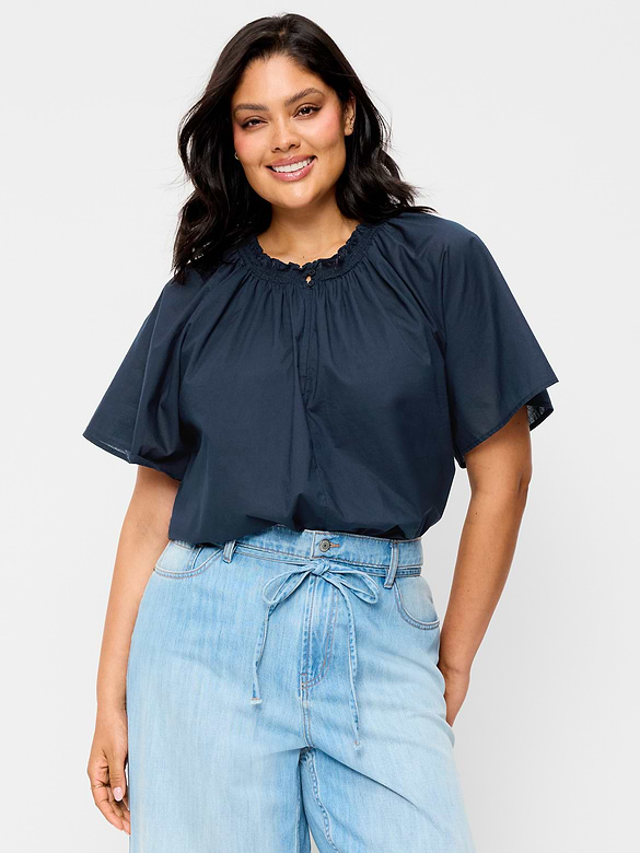 Loose Short-Sleeve Top