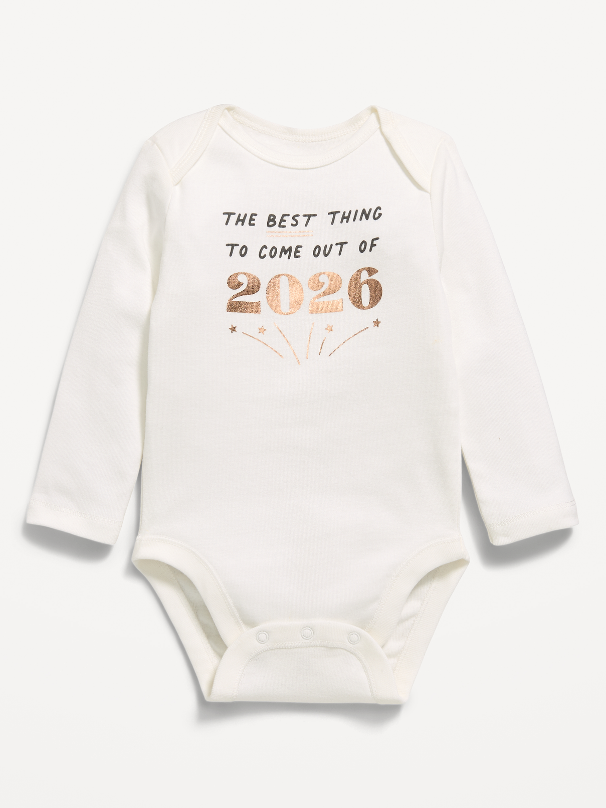 Image number 1 showing, Long-Sleeve Graphic Bodysuit for Baby