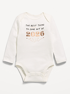 Image number 1 showing, Long-Sleeve Graphic Bodysuit for Baby