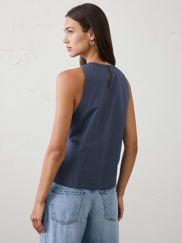 High-Neck Swing Top