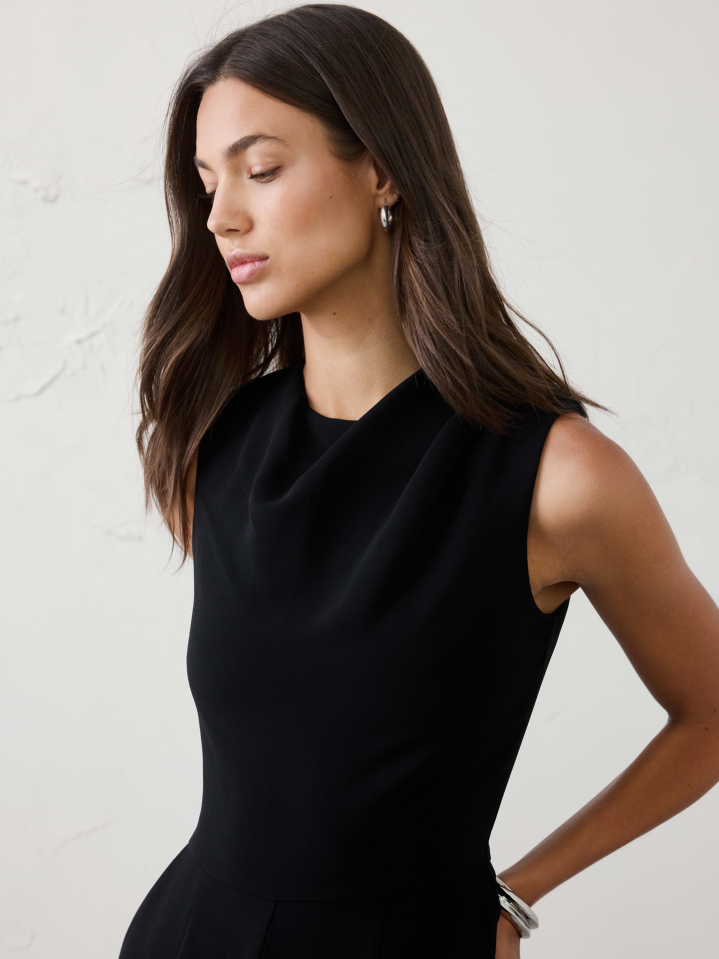 Image number 3 showing, Cowl-Neck Jumpsuit